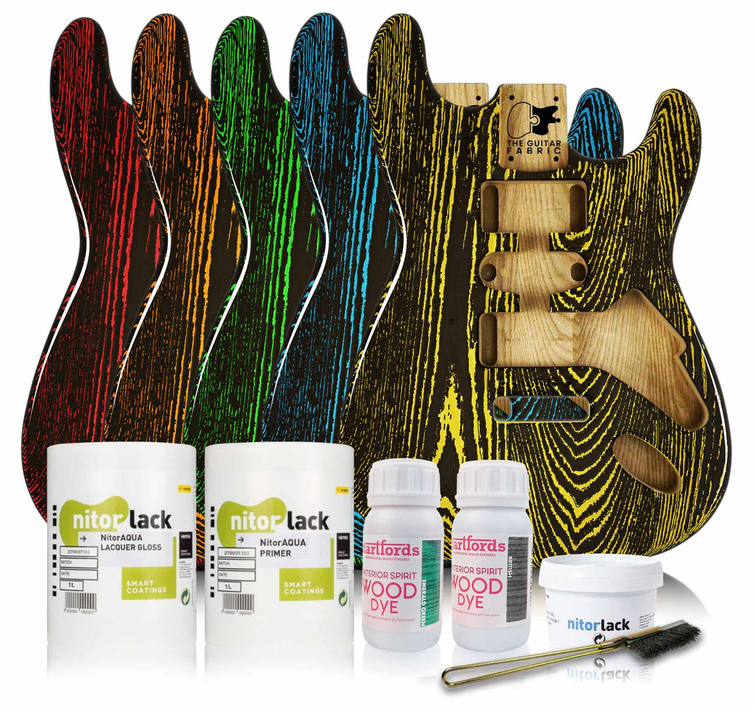 Guitar Paint Guide – Waterbase Ceruse Finish