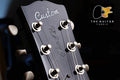 Custom headstock decal on a single cut guitar, a personal gift for a music teacher