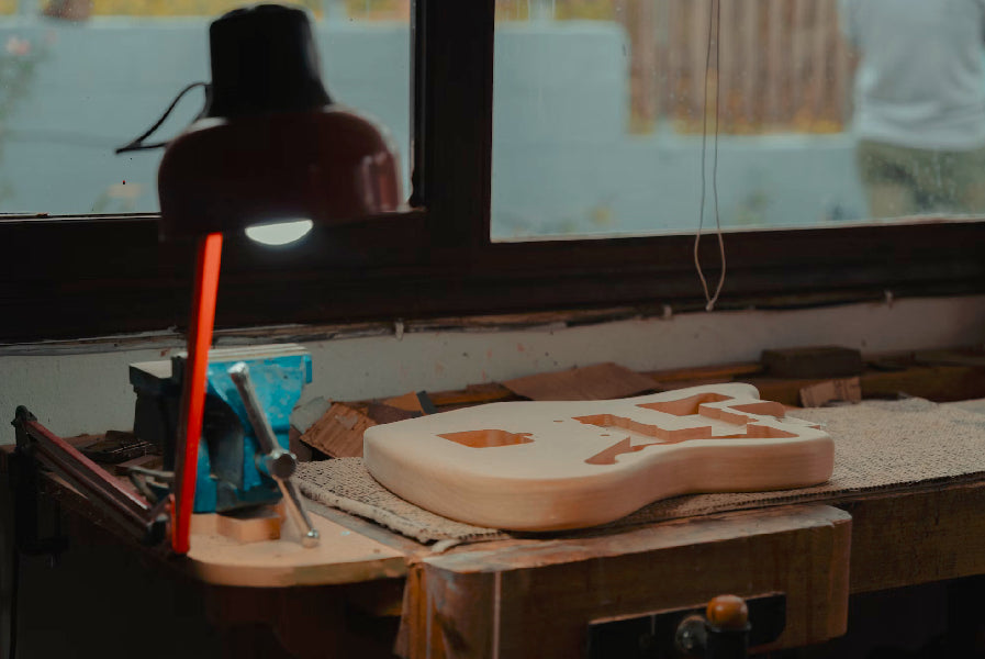 How to Apply Grain Filler Before Finishing a Guitar