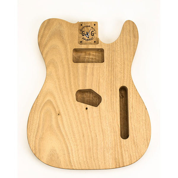 guitar body tele style in mahogany solid wood to build your own guitar by The Guitar Fabrik