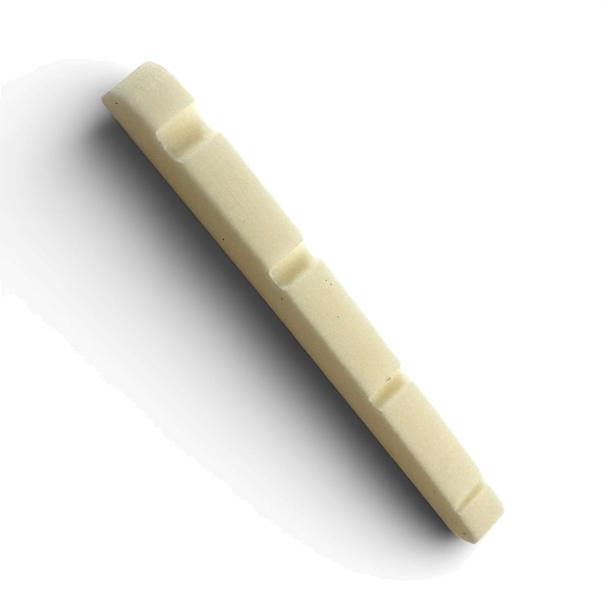 Pre-slotted bone nut for electric guitar or bass