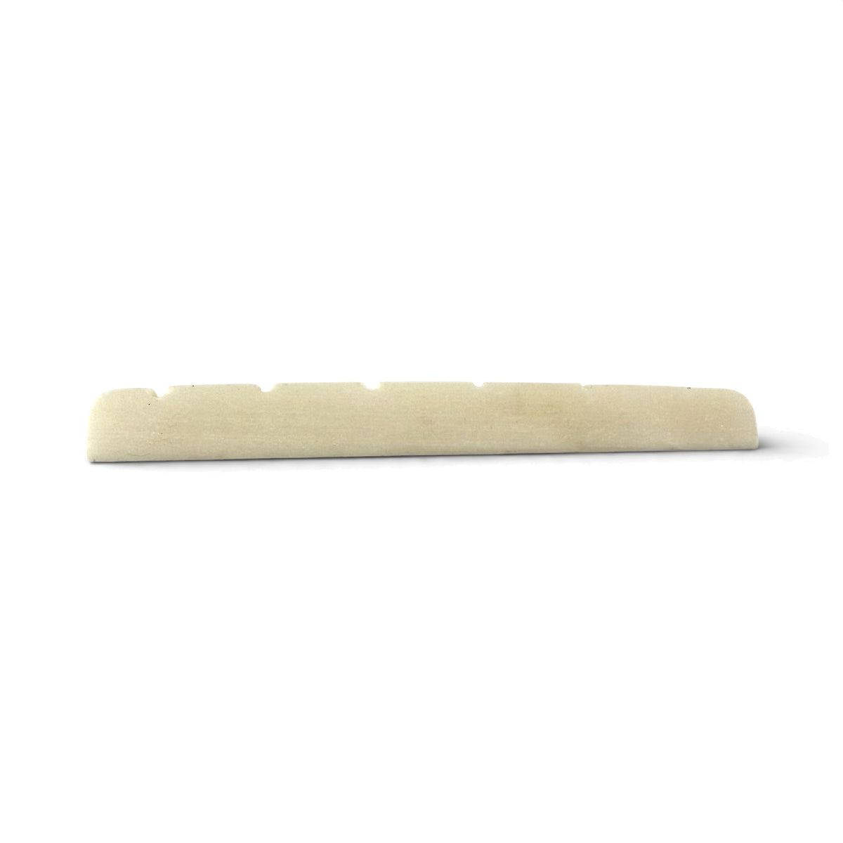 Pre-slotted bone nut for electric guitar or bass