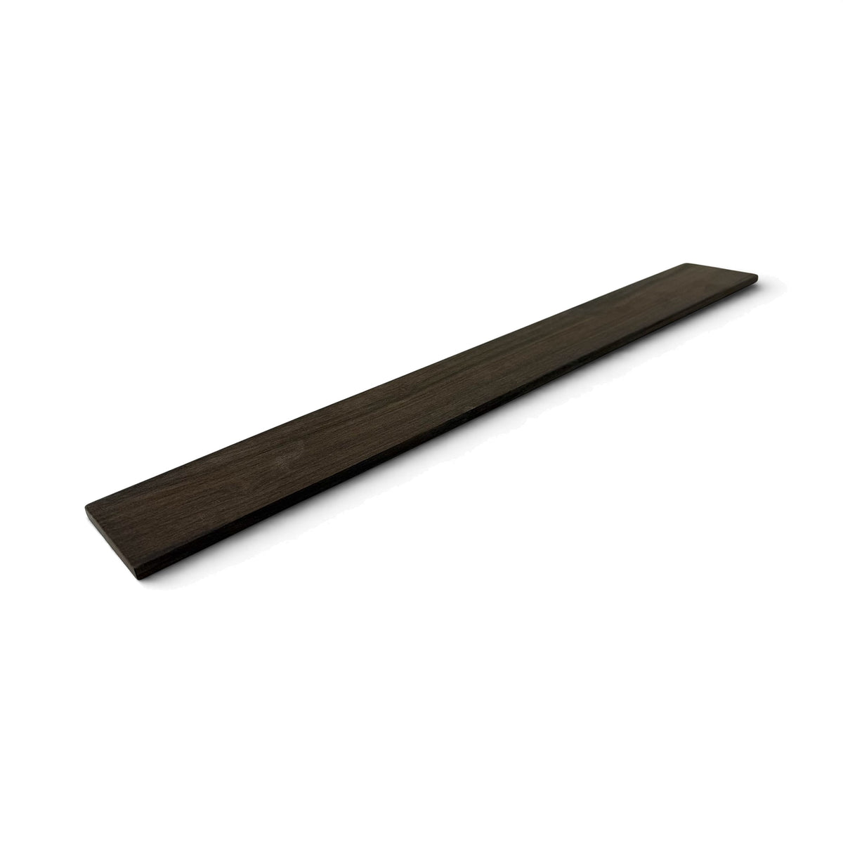 Fretboard blank in ebony for guitar or bass, unslotted