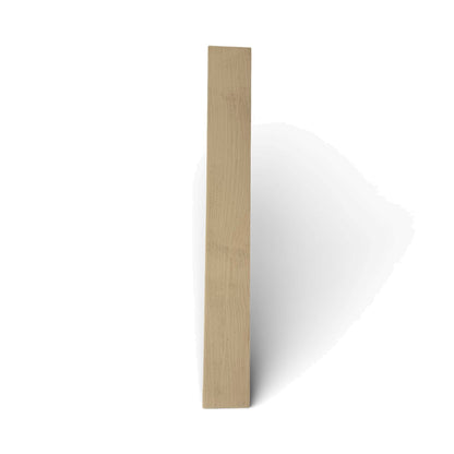Fretboard blank in maple for guitar or bass, unslotted