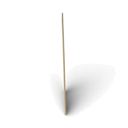 Fretboard blank in maple for guitar or bass, unslotted