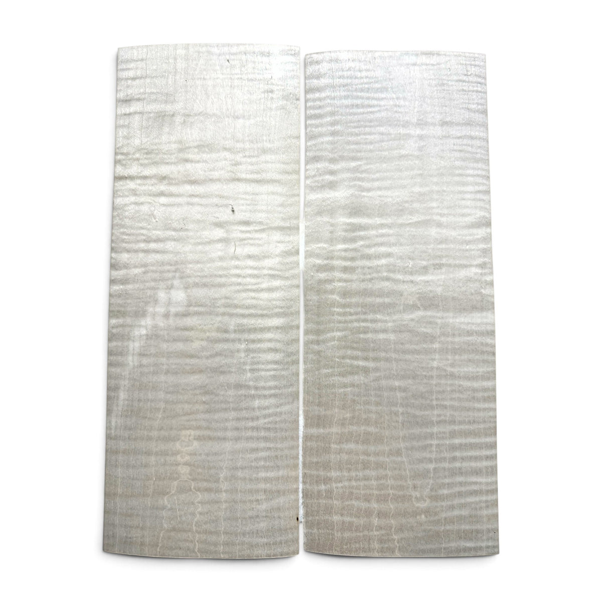 Flamed Ash veneer, fleece-backed, book-matched pair for a guitar top