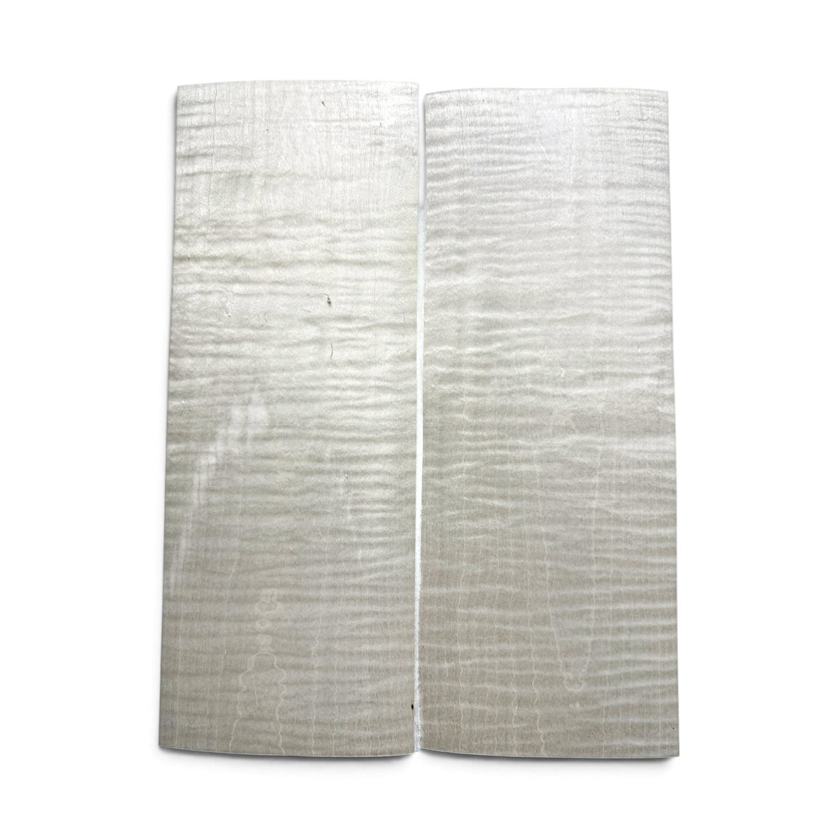 Flamed Ash veneer, fleece-backed, book-matched pair for a guitar top