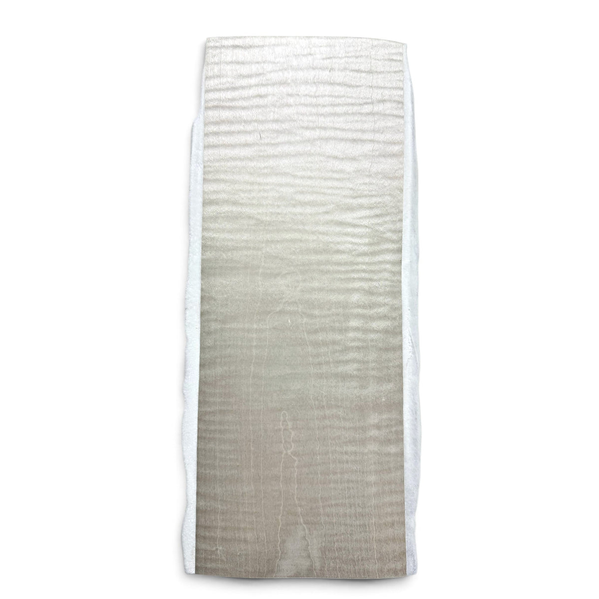Flamed Ash veneer, fleece-backed, book-matched pair for a guitar top