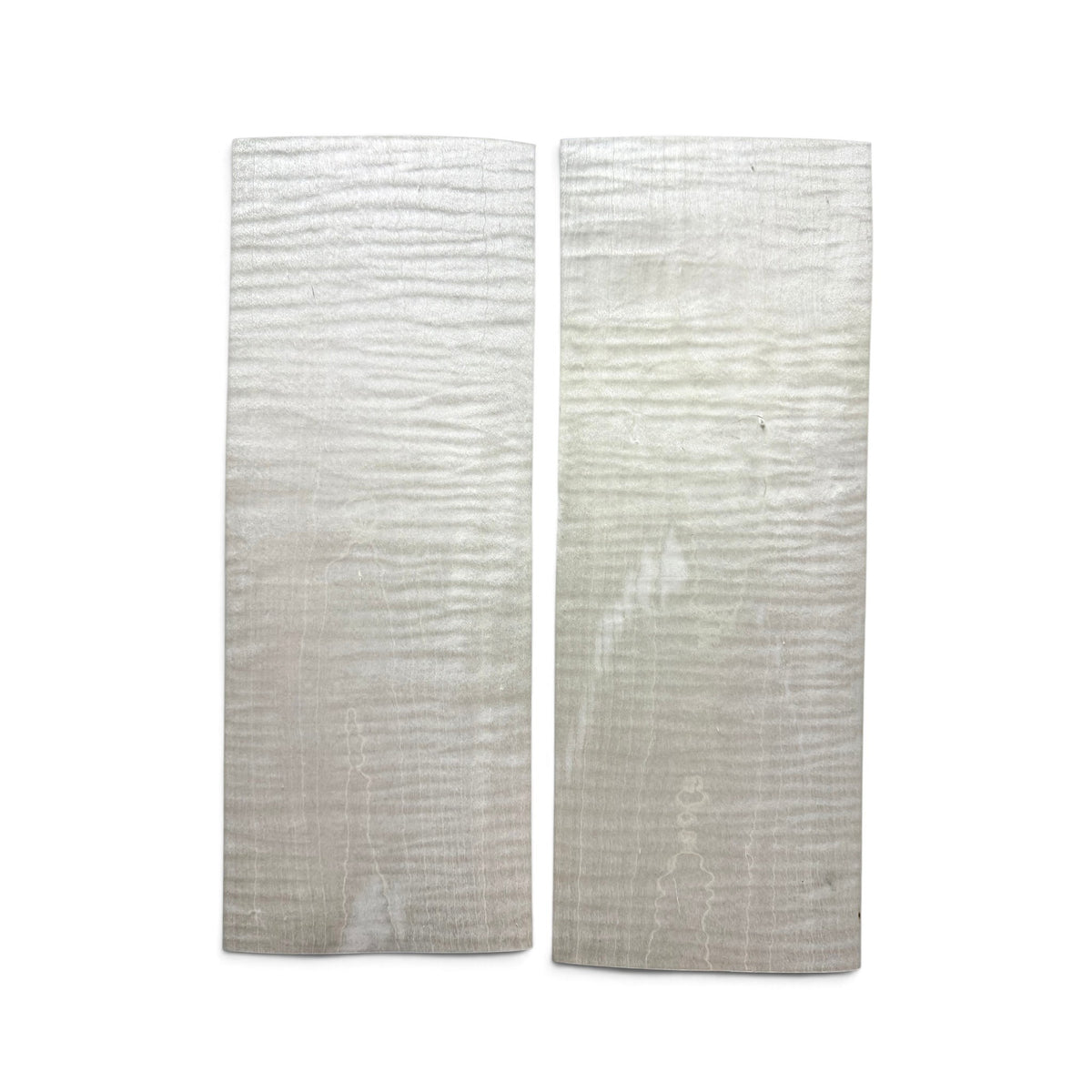 Flamed Ash veneer, fleece-backed, book-matched pair for a guitar top