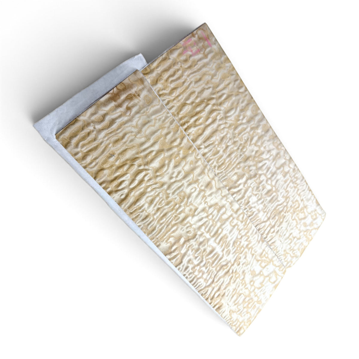 Quilted Maple veneer, fleece-backed, book-matched pair for a guitar top