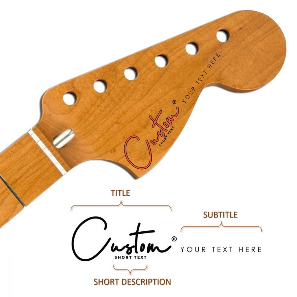 Telecaster Kopfplatten Decal — Custom Clark 02