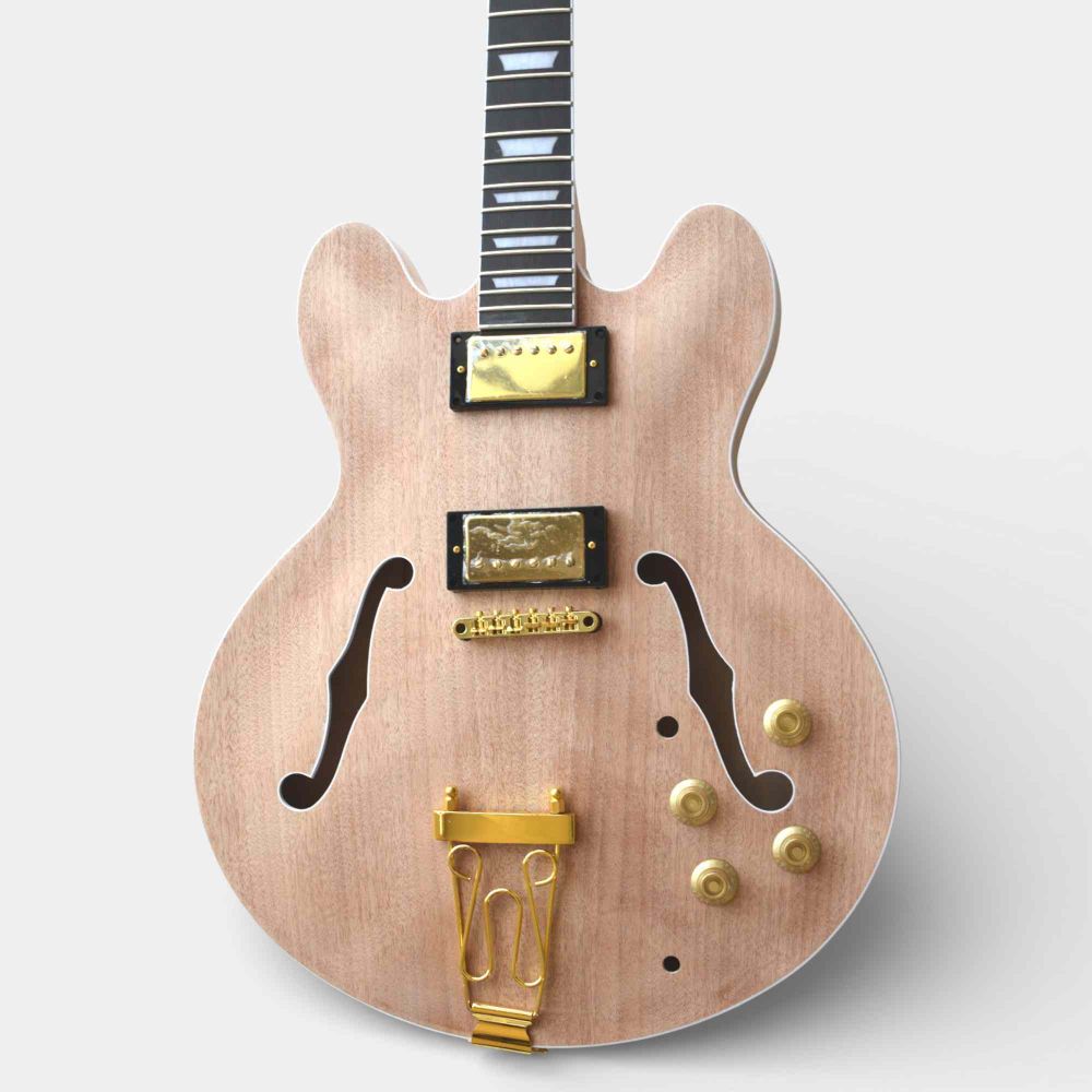 ES Semi Hollow DIY Kit Gold - Mahogany 335 Style