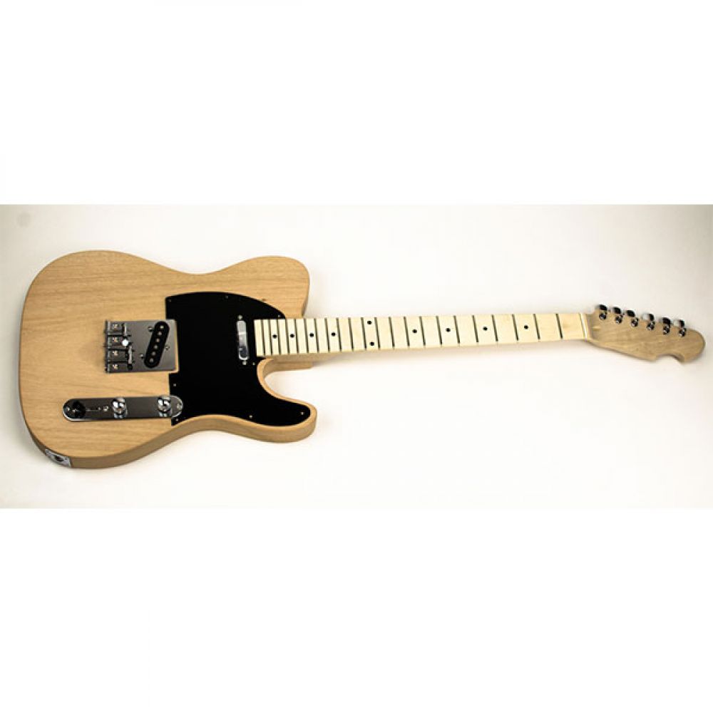 TL Classic guitar full-length side profile with maple fretboard and chrome tuning machines visible