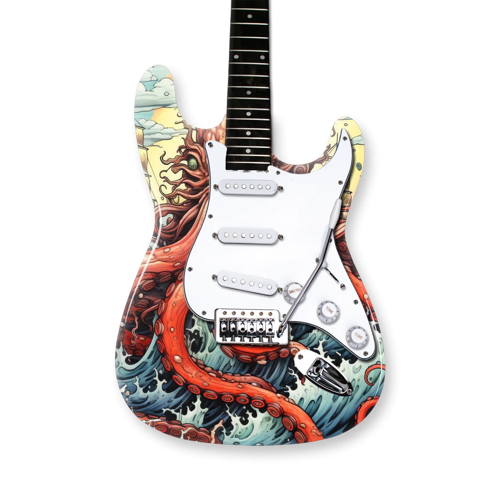 Octopus Graphic Skin 50x60cm | Kraken Guitar Wrap
