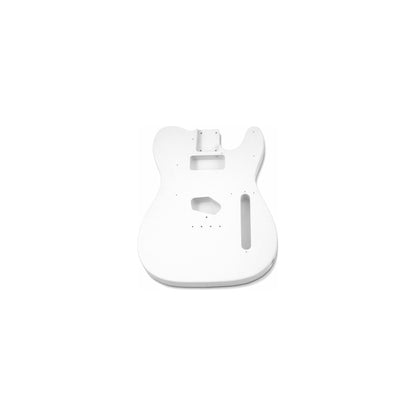 TL-style mahogany body painted white matt, front with routed cavities
