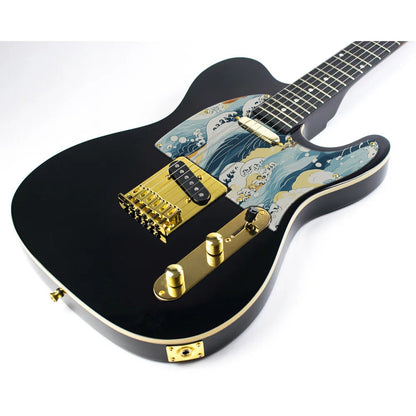 TL-style guitar with a custom artwork pickguard