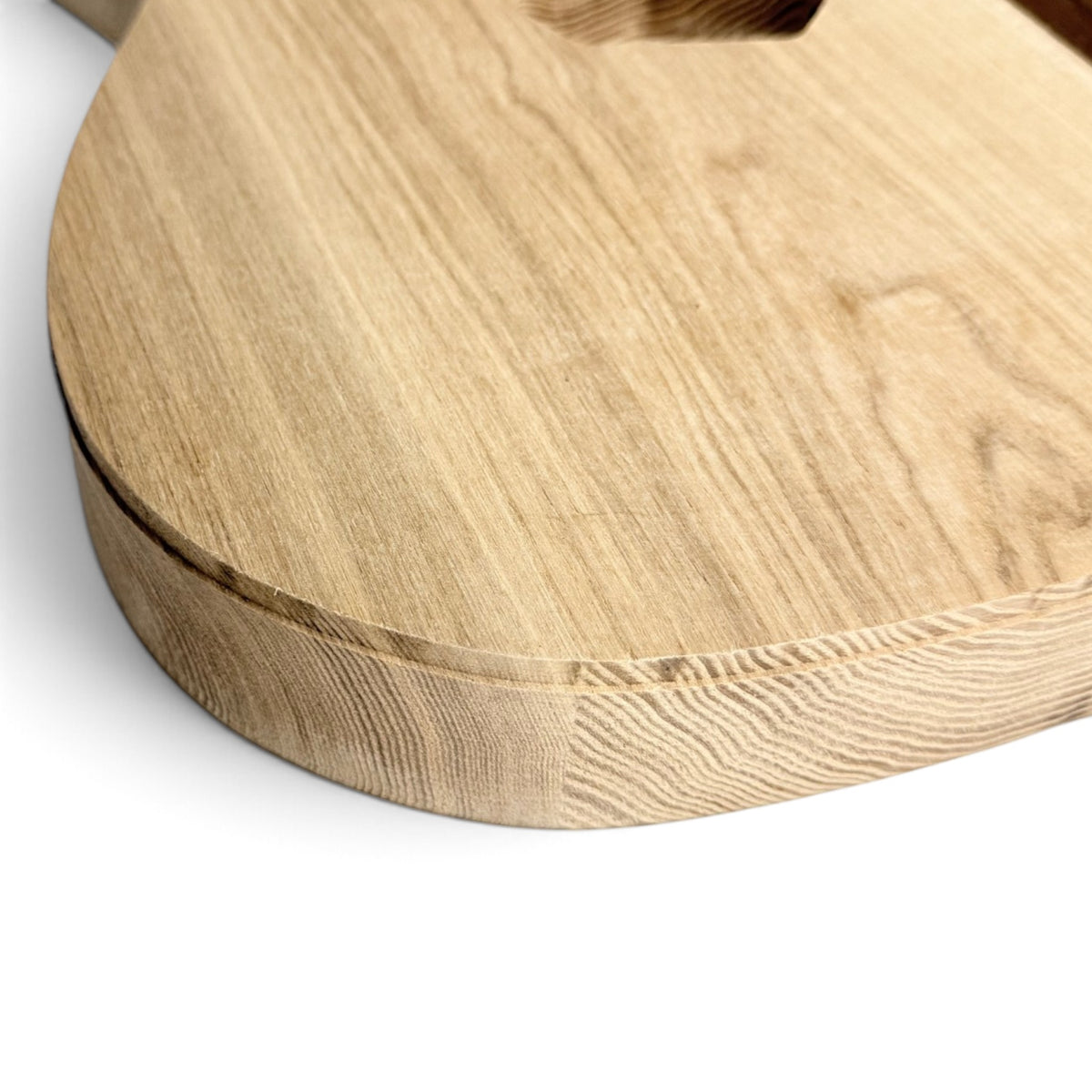 Back of the TL-style guitar body, with the binding strip