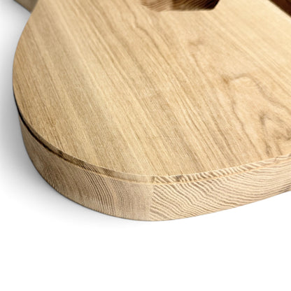 Back of the TL-style guitar body, with the binding strip