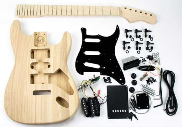 Building a guitar - Guitar Parts Installation