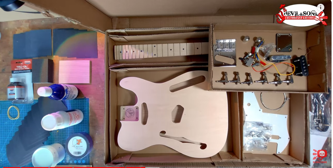 Review on our guitar kit thinline tele