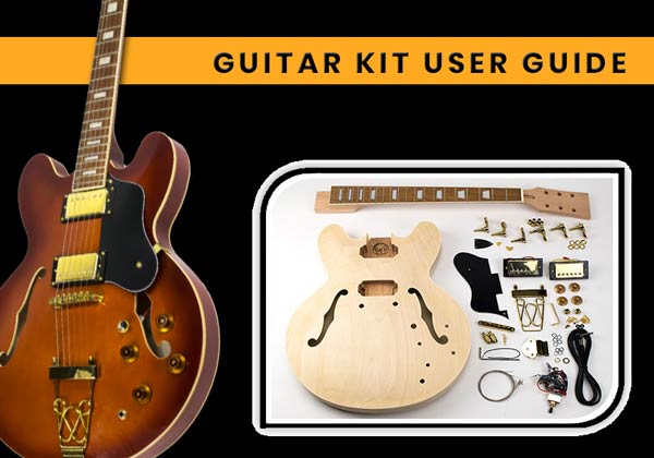 Building a ES-335 semi hollow with tapeze tailpiece Guitar kit