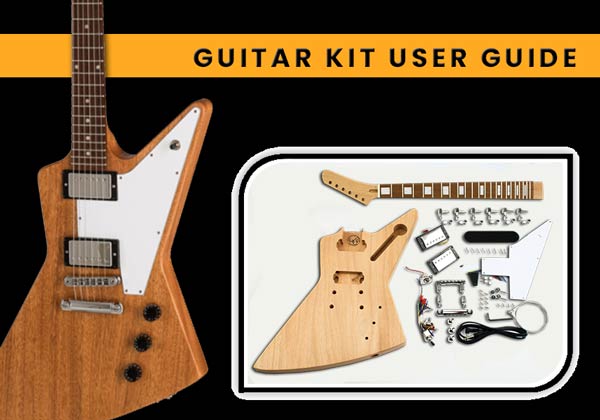 Explorer guitar build from Explorer guitar kit