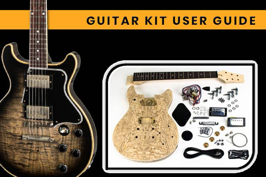 Building a LP Double Cut Guitar kit