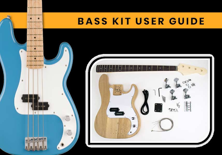Precision Bass build from our Precision bass guitar kit