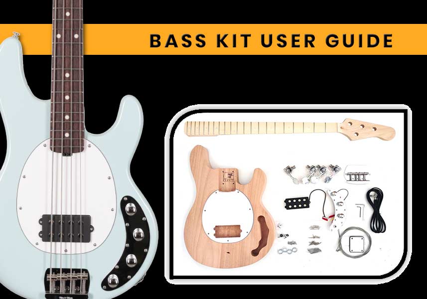 Music Man Sting Ray Bass build from our Sting Ray bass guitar kit
