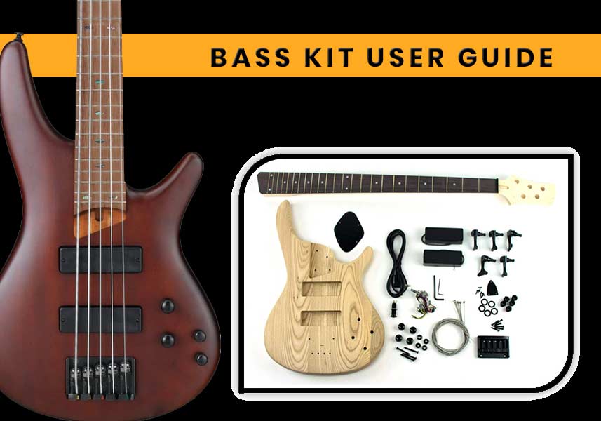 Ibanez SR5 Bass build from our Ibanez SR5 bass guitar kit