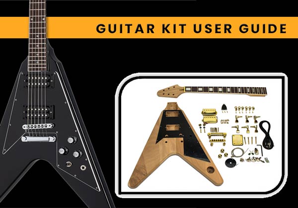 Flying-V guitar build from Flying-V guitar kit