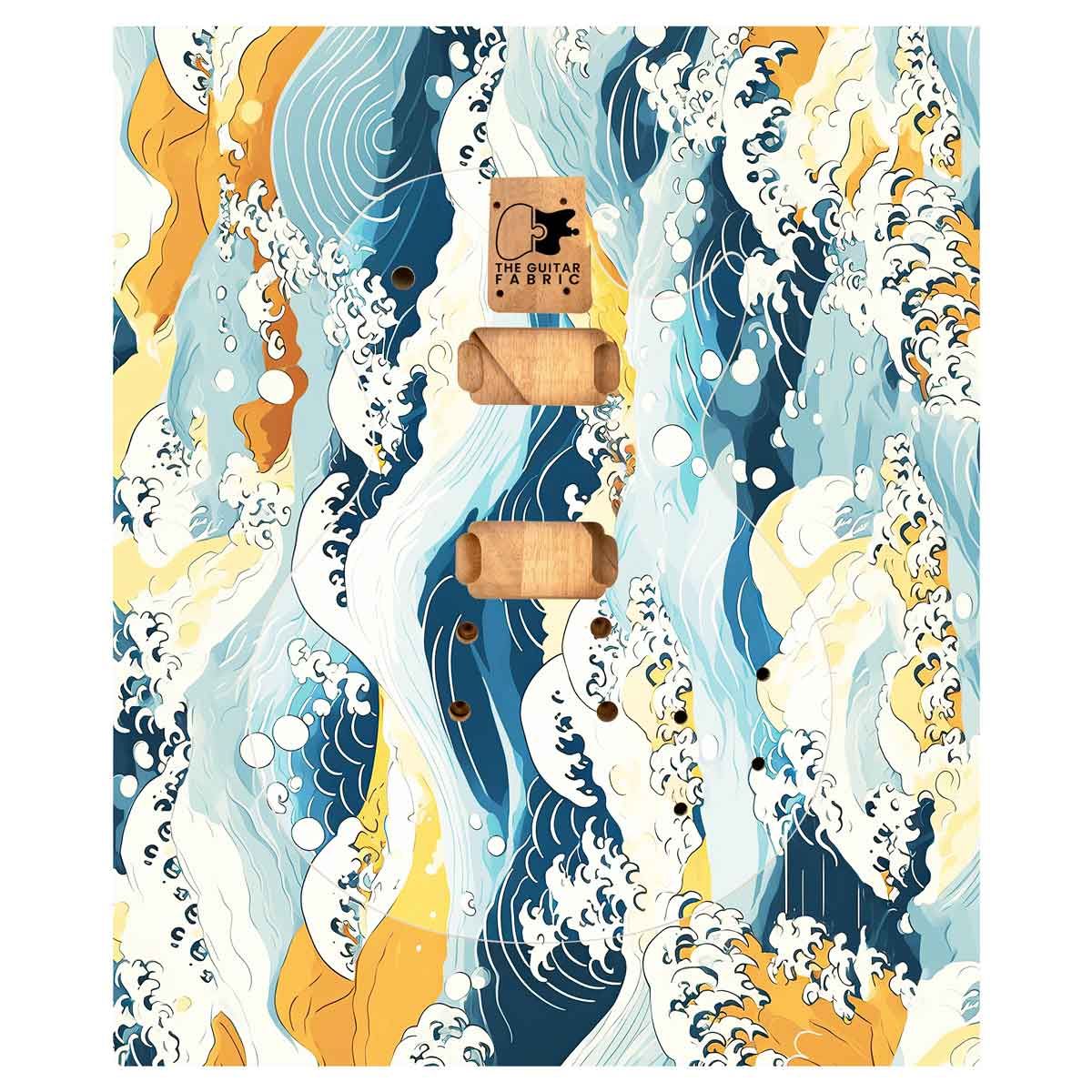 Guitar Wrap of Kanagawa Wave - Design Guitar at Low Cost