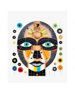 Hypnotic Face Guitar Skin - 50x60cm