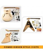 combo gibson-style guitar kits to build your own guitars