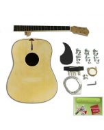 DIY Acoustic Guitar Kit - Folk (Sapele, Chrome)