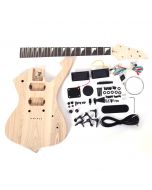 Guitar Kit DiY- Iceman in Solid Ashwood, Ebony Fretboard