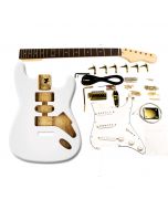 Kit de guitarra listo para pintar, estilo Strat Palosanto, Oro