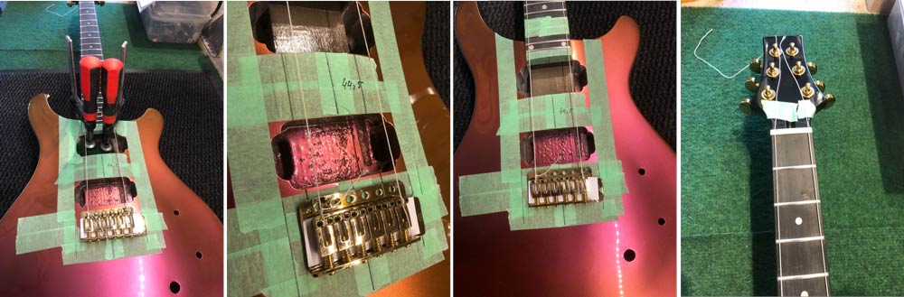 guitar neck inclination check