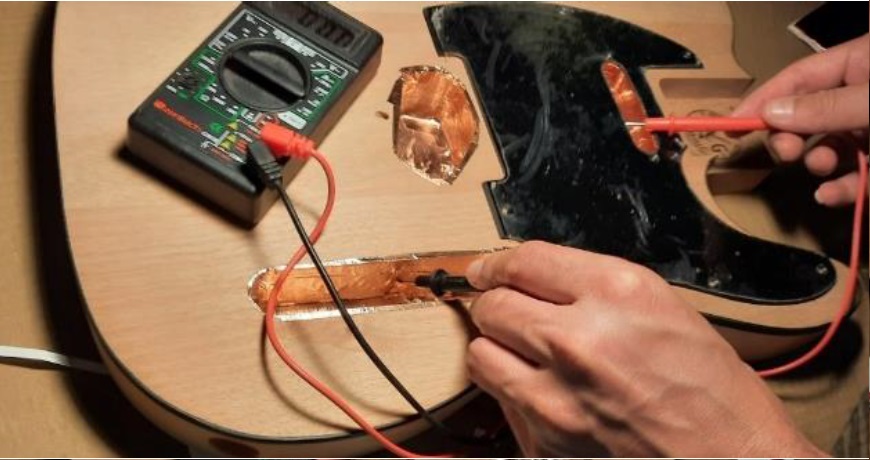 Gabbia di Faraday per kit di chitarra