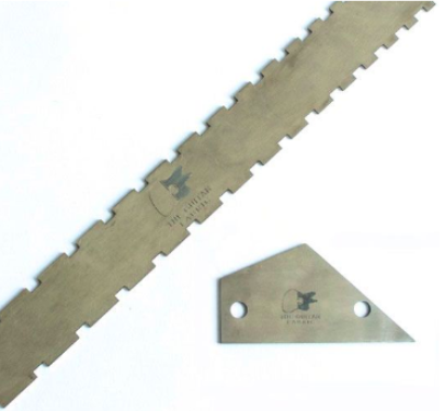 luthier tools frets rocker and notched straight edge