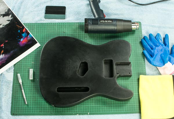 guitar skin working environment