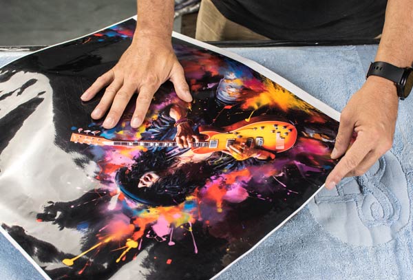 Positioning your guitar skin