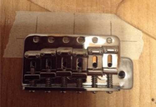 Tremolo position on a Stratocaster
