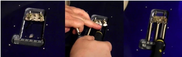 Gitarrenfeder Installation