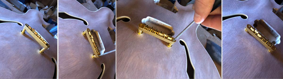 tune-o-matic installation with studs