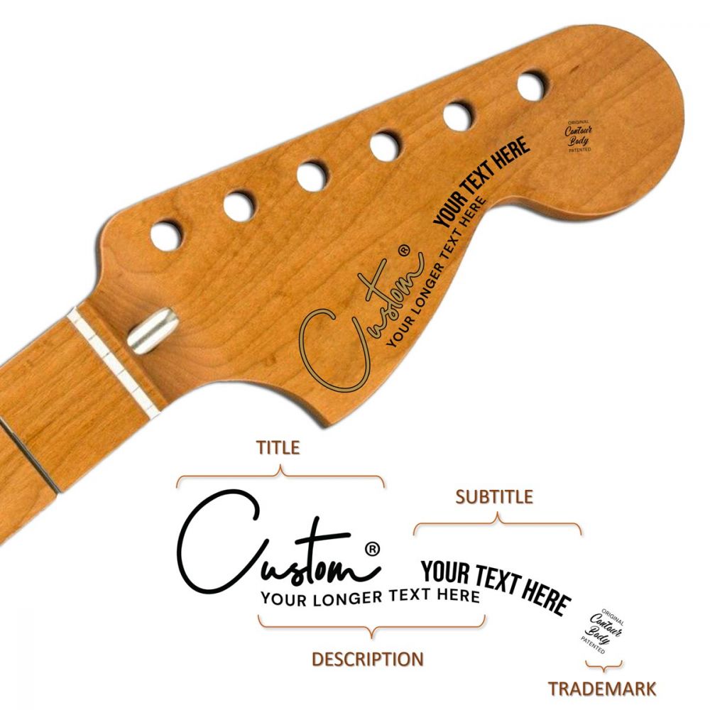 Guitar Headstock Decals