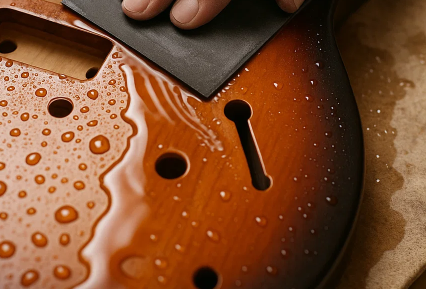 Wet Sanding Finishing