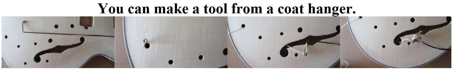 Technique d'installation du câblage sur les guitares semi-hollow