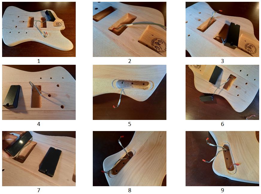 routing the guitar electronics