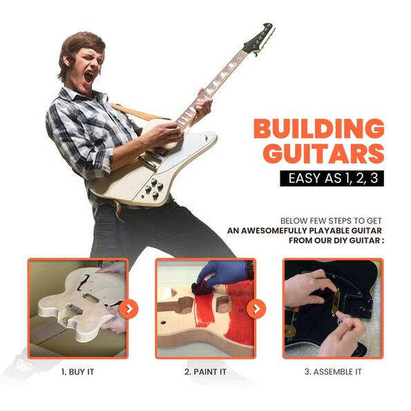 Guitar kit easy to build
